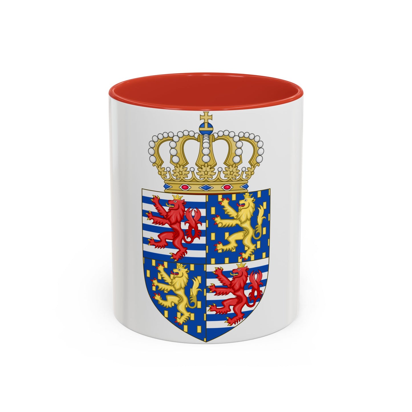 Lesser coat of arms of the Grand Duke of Luxembourg (2000) - Accent Coffee Mug