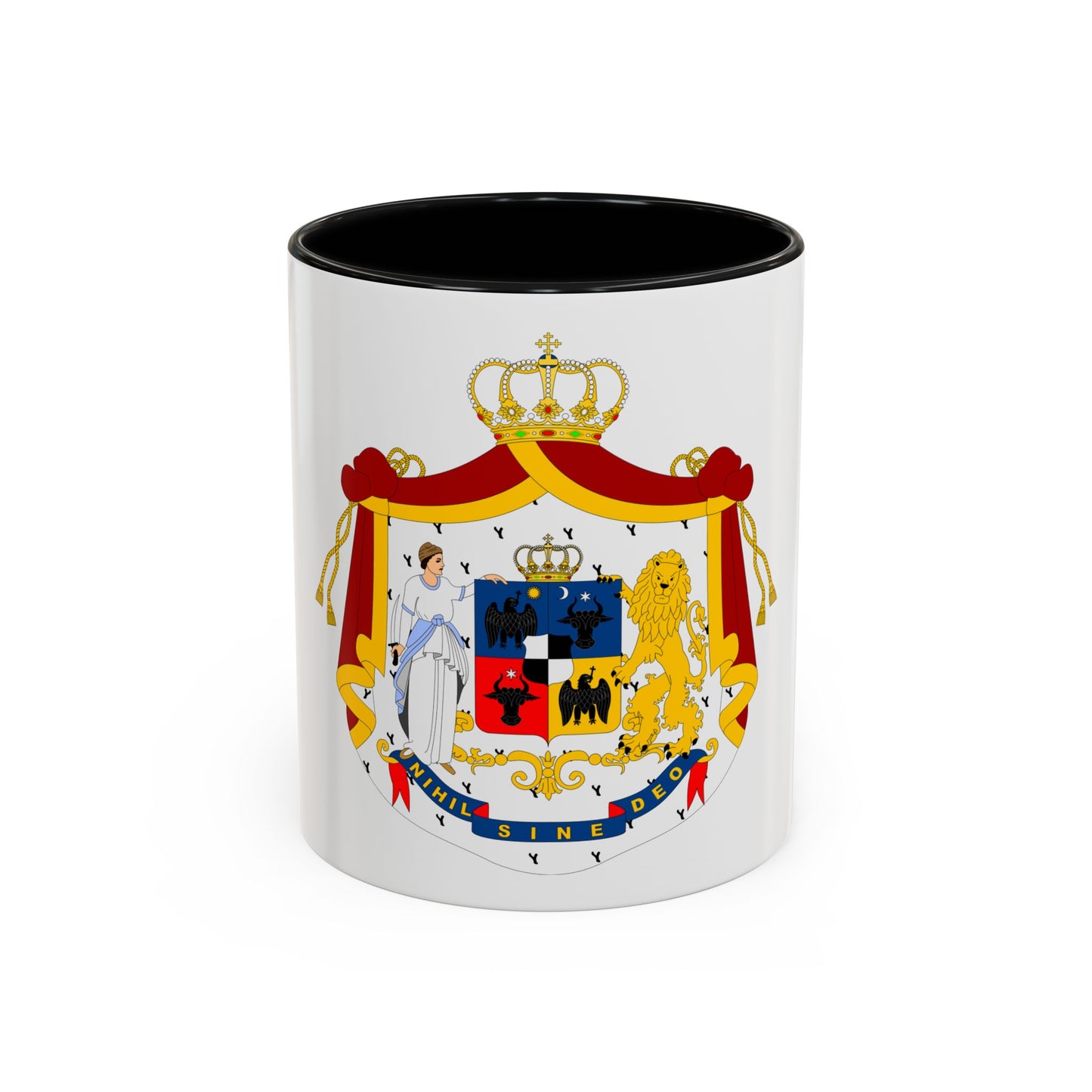 Coat of arms of Principality of Romania (1867-1872) - Accent Coffee Mug