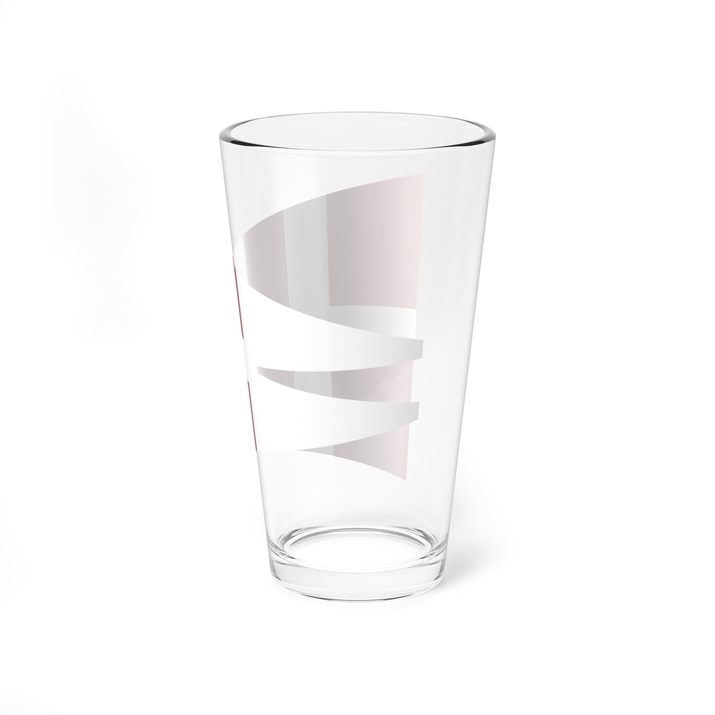 Naval Rank Flag of Denmark - Chief of Squadron (Denmark) Pint Glass 16oz