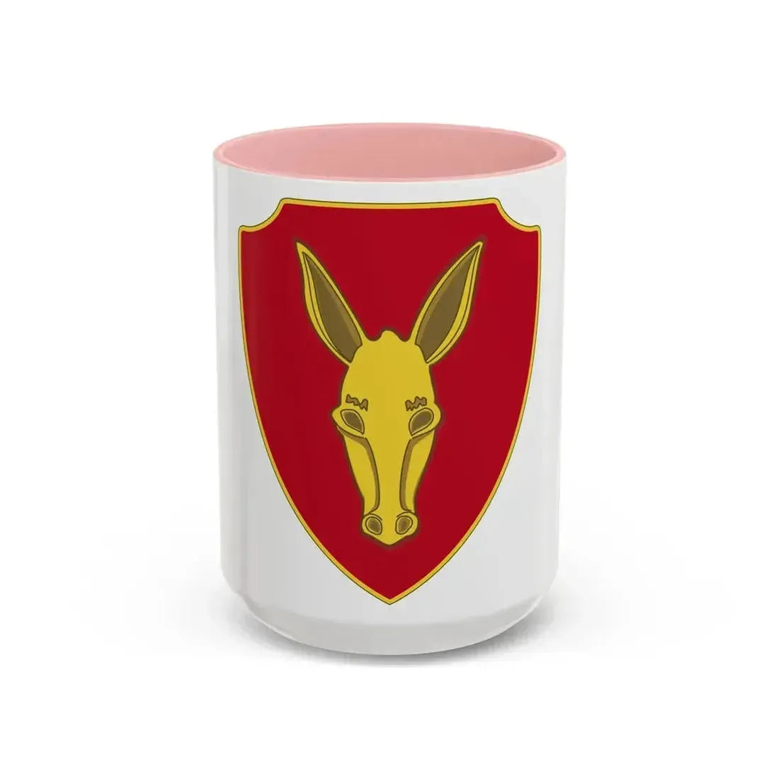 99th Field Artillery Battalion (U.S. Army) Accent Coffee Mug 15oz Pink - Go Mug Yourself