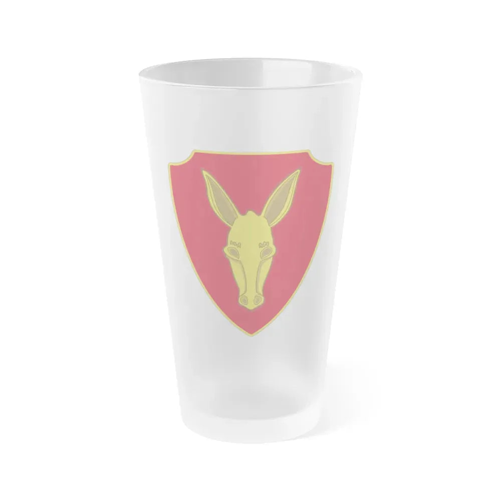 99th Field Artillery Battalion (U.S. Army) Frosted Pint Glass 16oz Default Title - Go Mug Yourself
