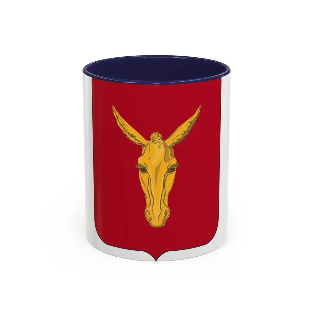 99th Field Artillery Battalion v2 (U.S. Army) Accent Coffee Mug 11oz Navy - Go Mug Yourself