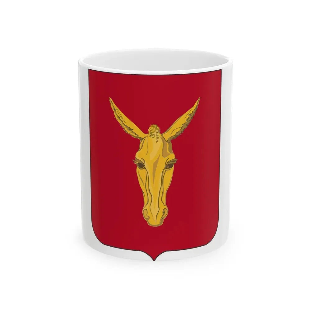 99th Field Artillery Battalion v2 (U.S. Army) White Coffee Mug 11oz - Go Mug Yourself