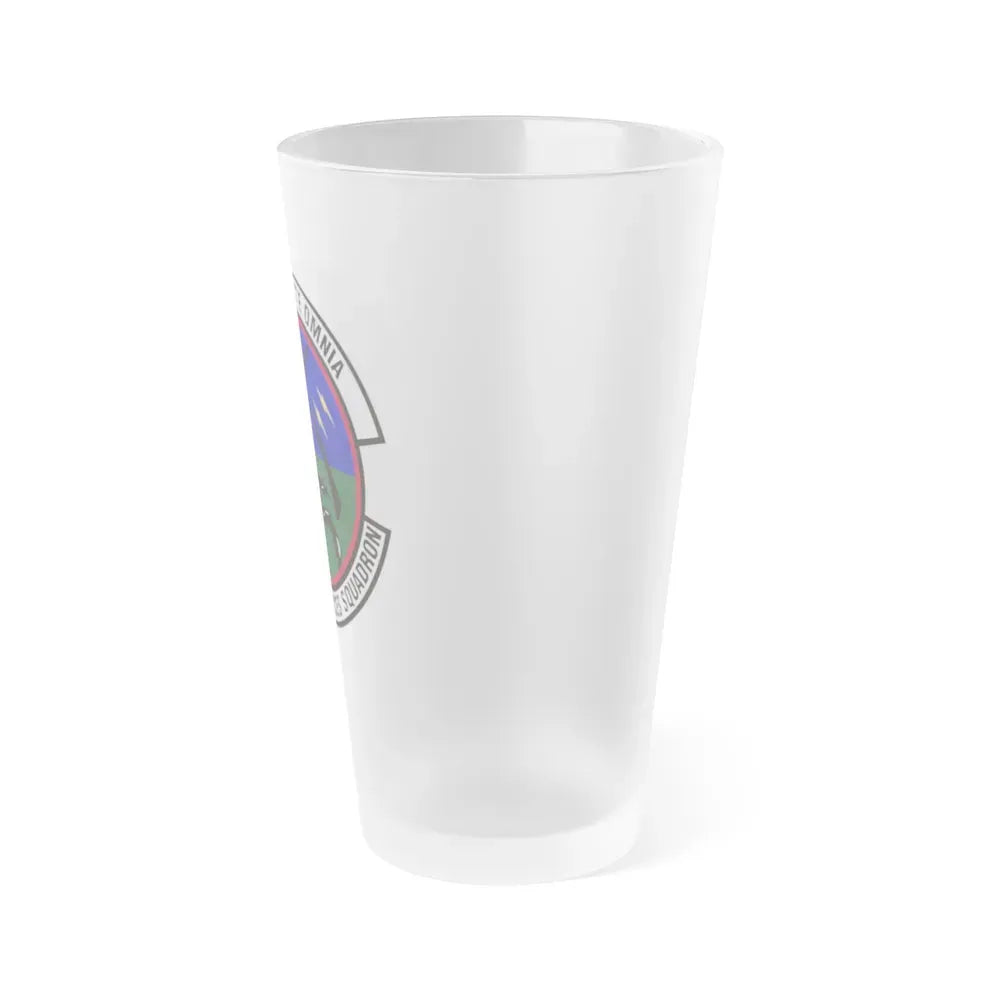 99th Security Forces Squadron (U.S. Air Force) Frosted Pint Glass 16oz - Go Mug Yourself