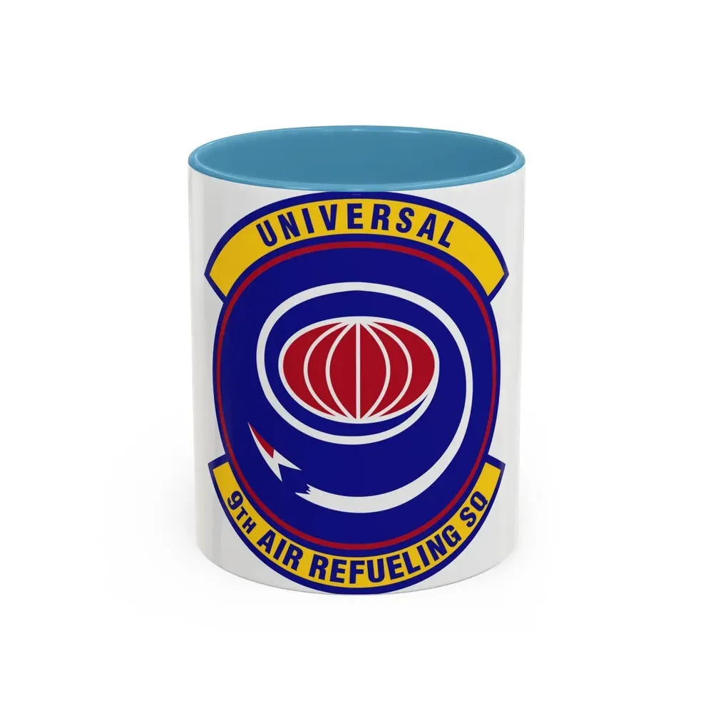 9th Air Refueling Squadron (U.S. Air Force) Accent Coffee Mug 11oz Light Blue - Go Mug Yourself