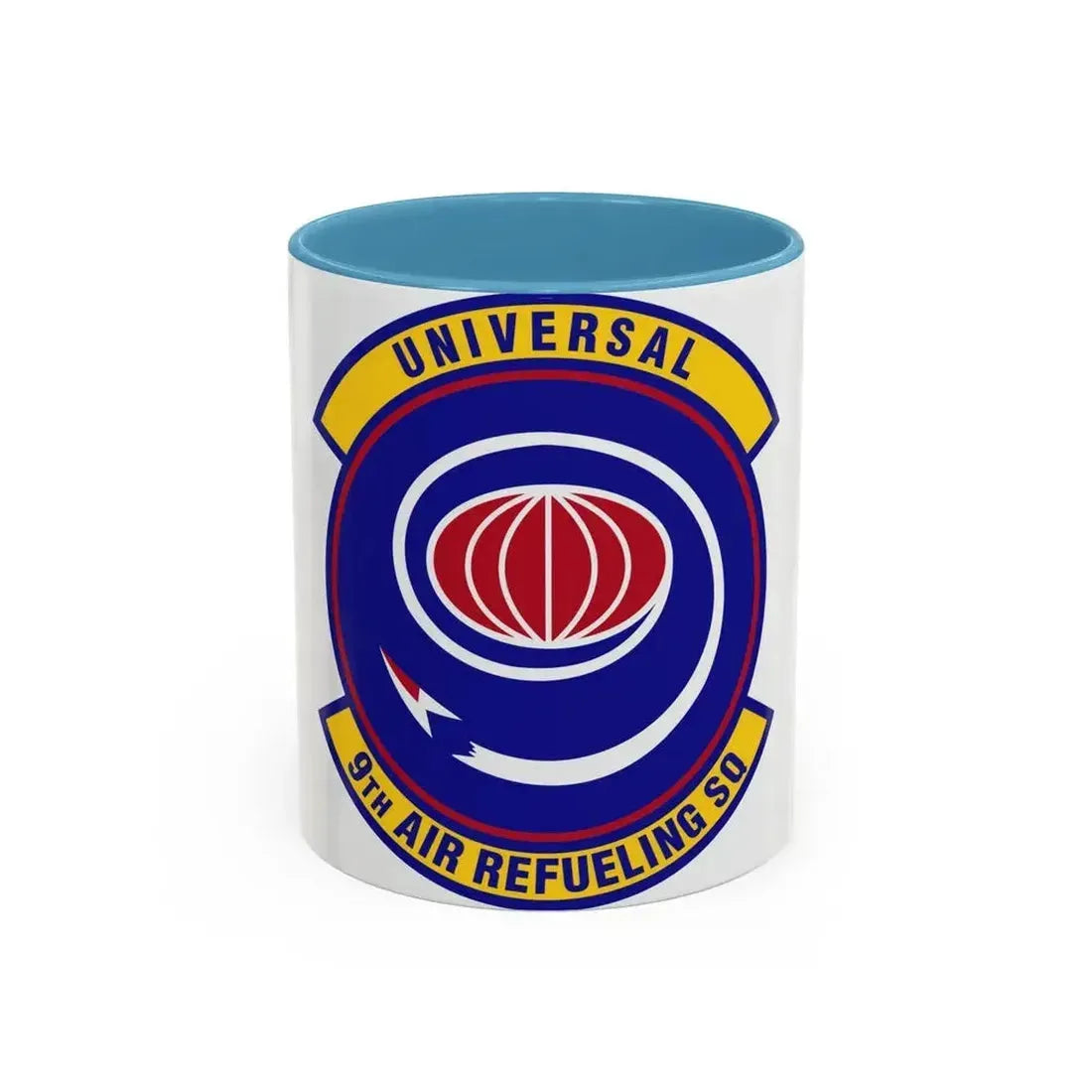 9th Air Refueling Squadron (U.S. Air Force) Accent Coffee Mug 11oz Light Blue - Go Mug Yourself