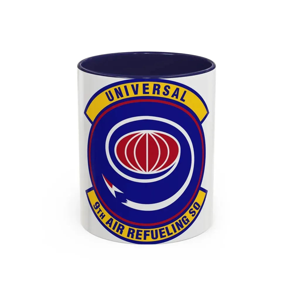 9th Air Refueling Squadron (U.S. Air Force) Accent Coffee Mug 11oz Navy - Go Mug Yourself