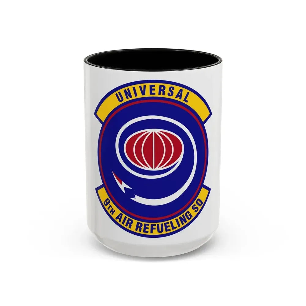 9th Air Refueling Squadron (U.S. Air Force) Accent Coffee Mug 15oz Black - Go Mug Yourself