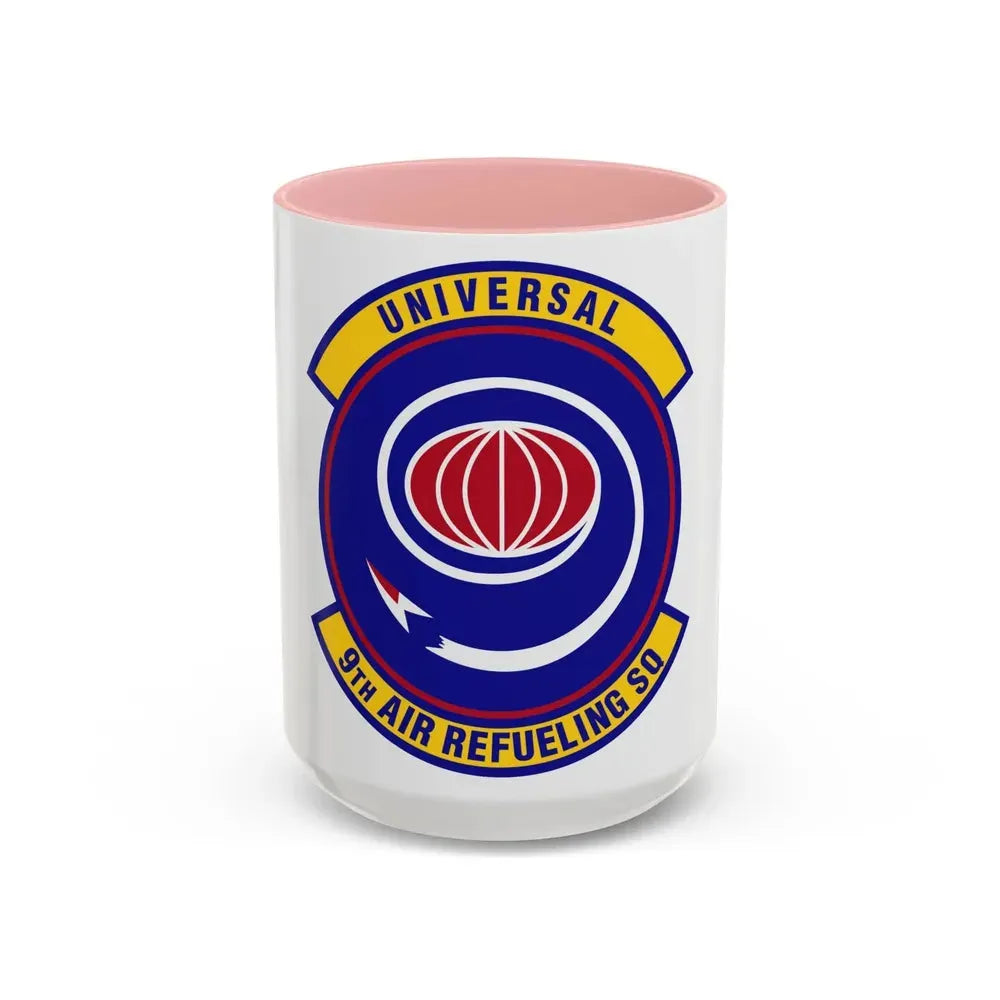 9th Air Refueling Squadron (U.S. Air Force) Accent Coffee Mug 15oz Pink - Go Mug Yourself
