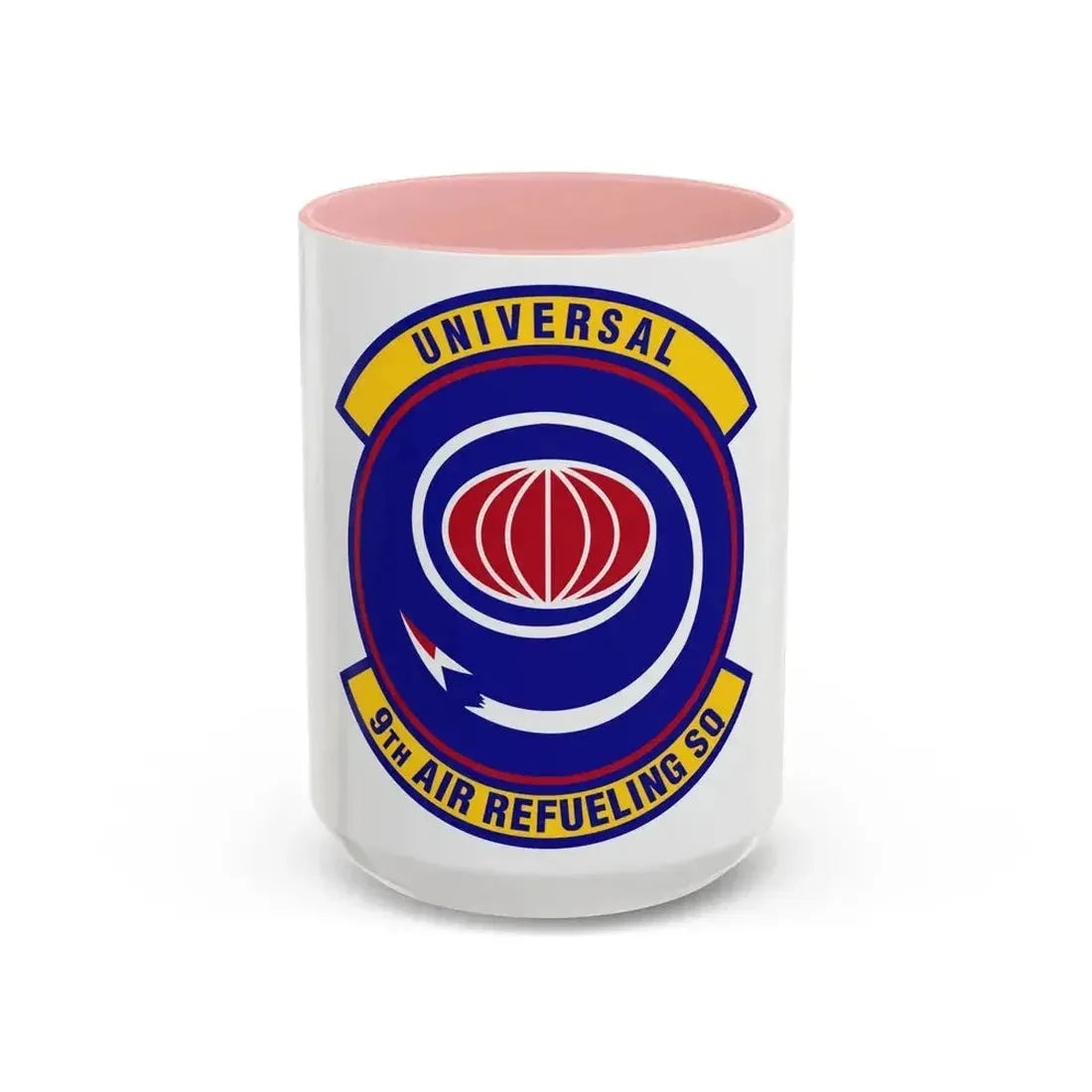 9th Air Refueling Squadron (U.S. Air Force) Accent Coffee Mug 15oz Pink - Go Mug Yourself