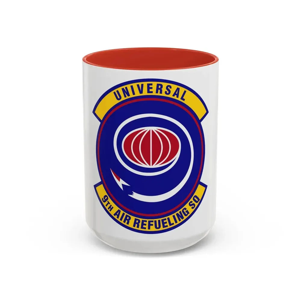 9th Air Refueling Squadron (U.S. Air Force) Accent Coffee Mug 15oz Red - Go Mug Yourself
