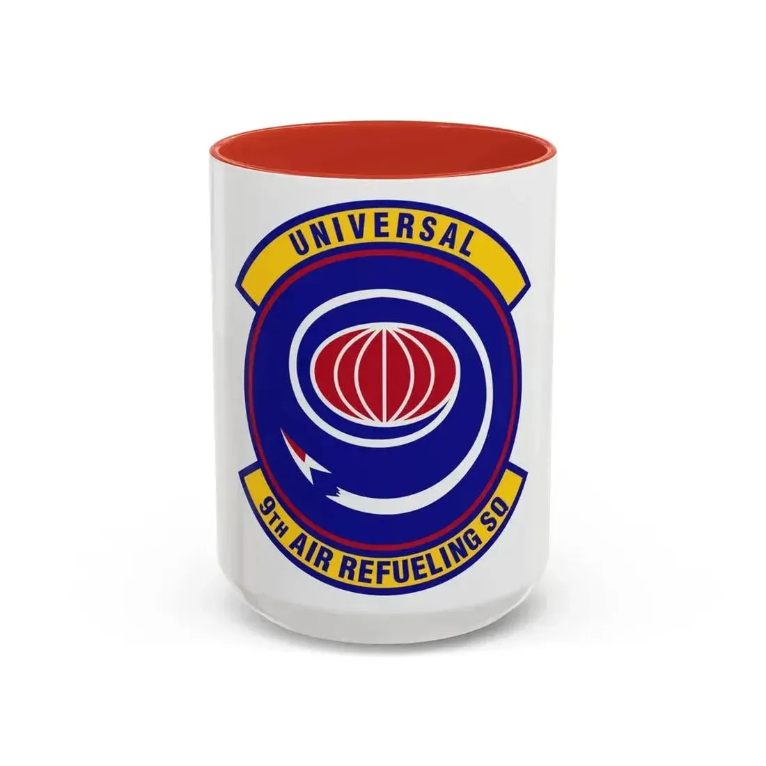 9th Air Refueling Squadron (U.S. Air Force) Accent Coffee Mug 15oz Red - Go Mug Yourself