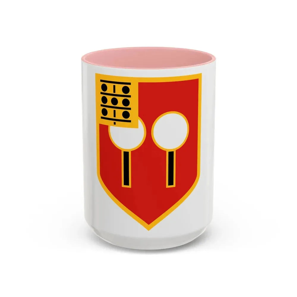 9th Field Artillery Regiment (U.S. Army) Accent Coffee Mug 15oz Pink - Go Mug Yourself