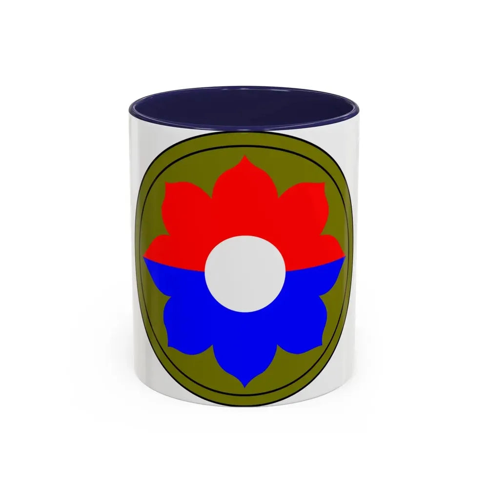 9th Infantry Division patch (U.S. Army) Accent Coffee Mug 11oz Navy - Go Mug Yourself