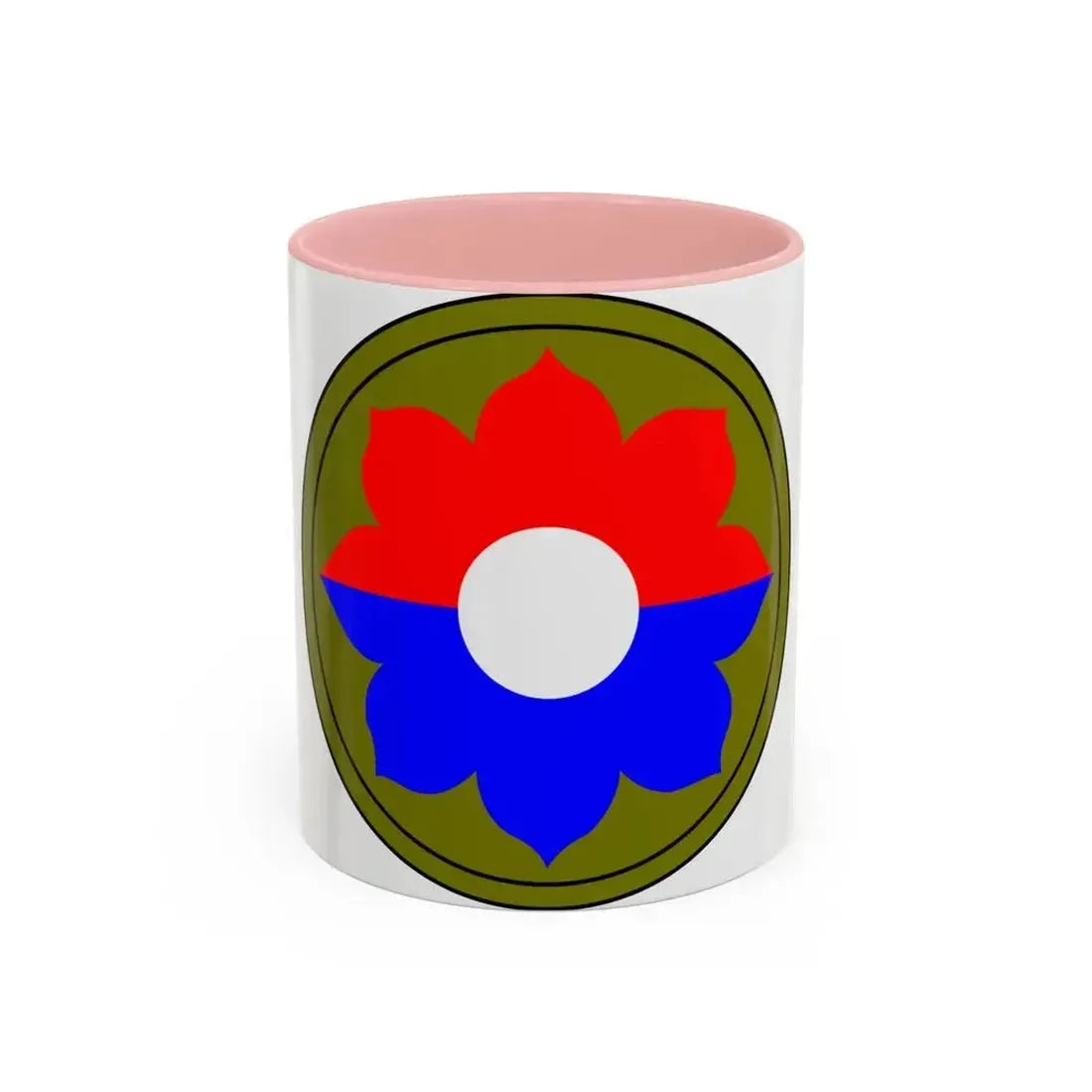9th Infantry Division patch (U.S. Army) Accent Coffee Mug 11oz Pink - Go Mug Yourself