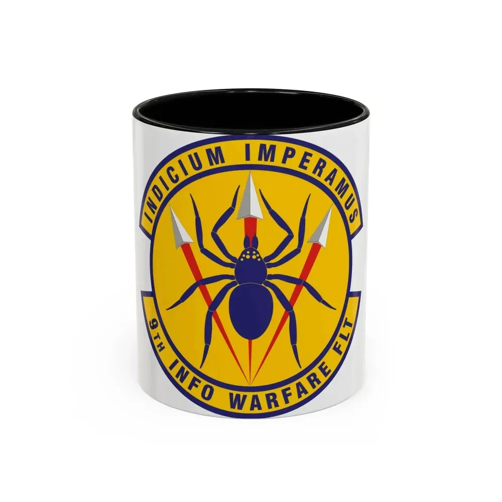 9th Information Warfare Flight (U.S. Air Force) Accent Coffee Mug 11oz Black - Go Mug Yourself