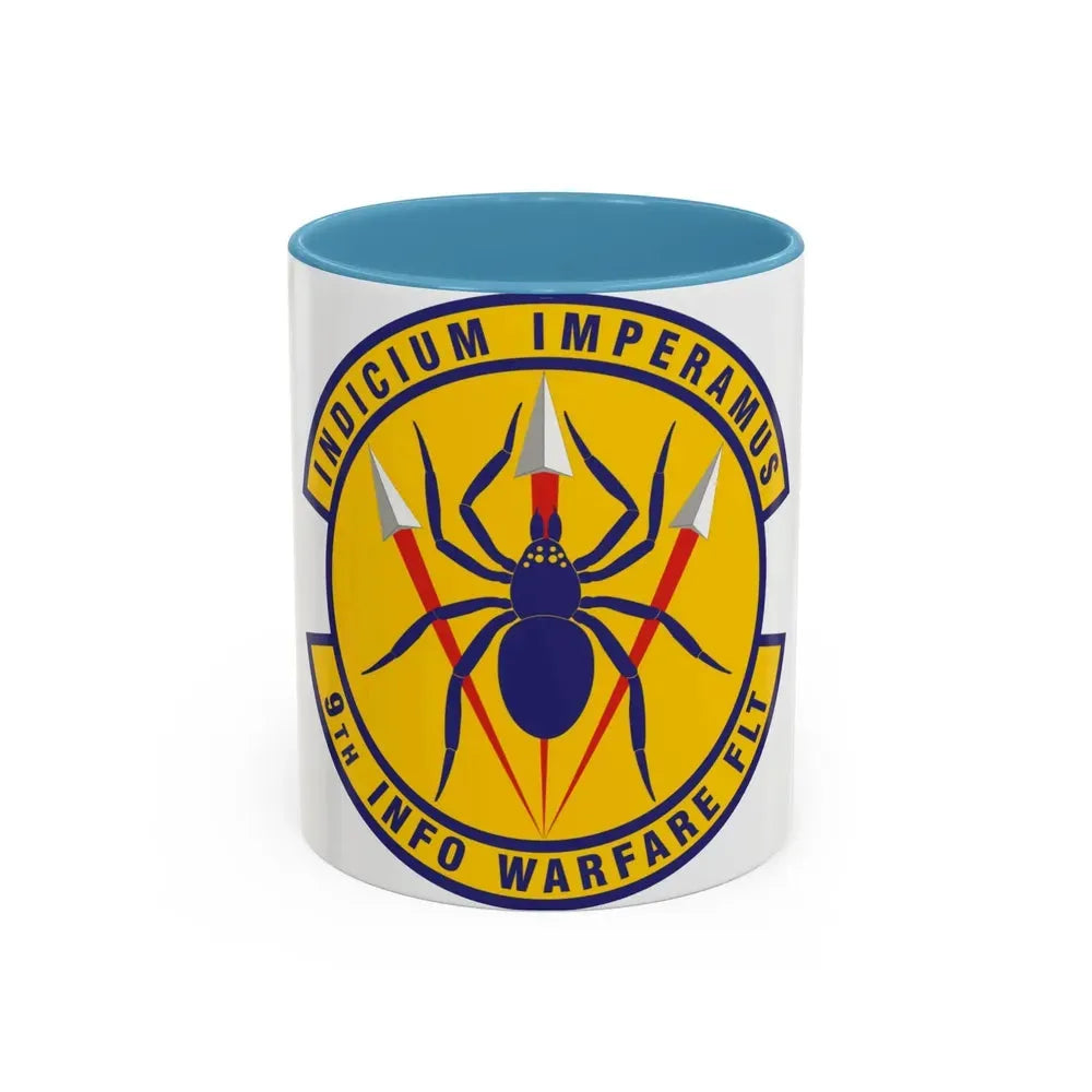 9th Information Warfare Flight (U.S. Air Force) Accent Coffee Mug 11oz Light Blue - Go Mug Yourself