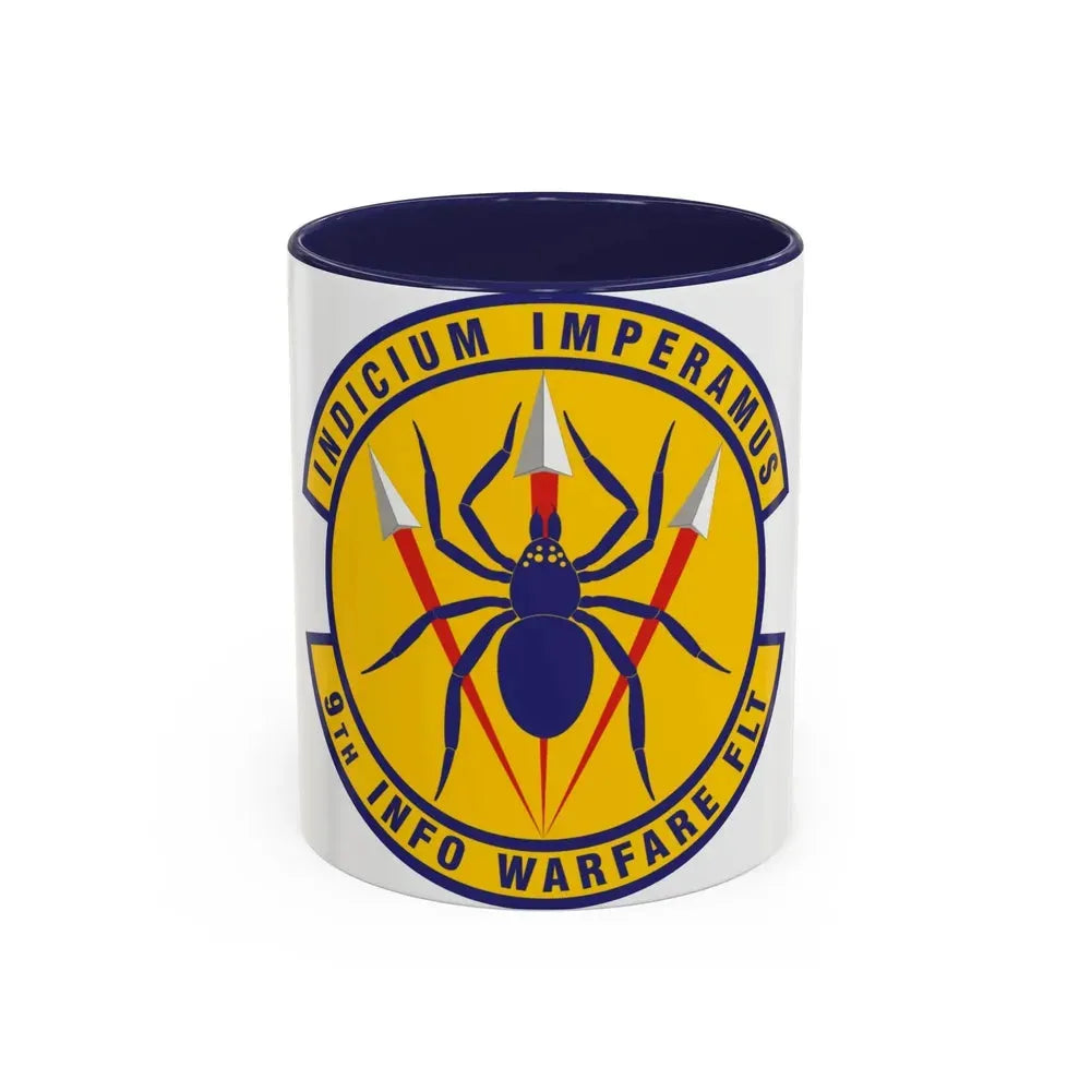 9th Information Warfare Flight (U.S. Air Force) Accent Coffee Mug 11oz Navy - Go Mug Yourself