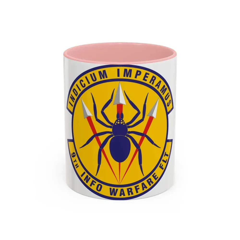 9th Information Warfare Flight (U.S. Air Force) Accent Coffee Mug 11oz Pink - Go Mug Yourself