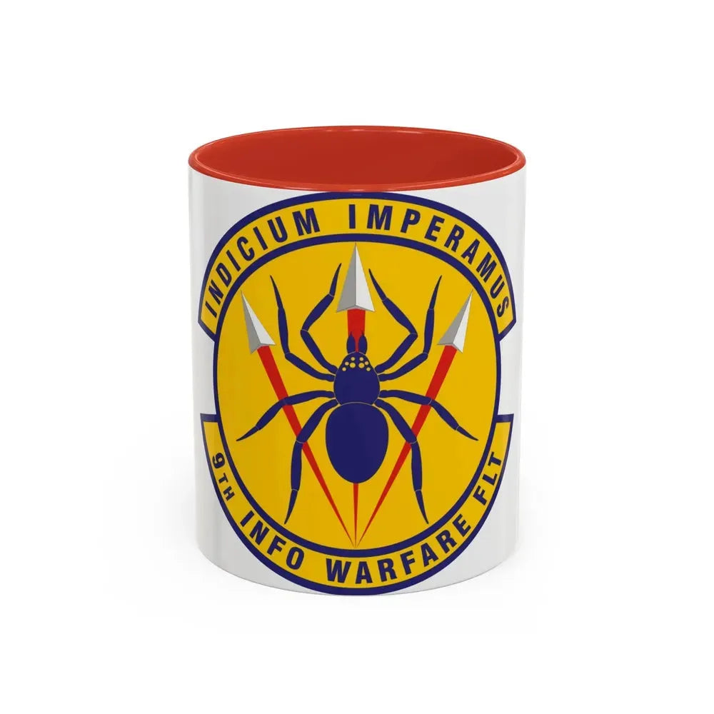 9th Information Warfare Flight (U.S. Air Force) Accent Coffee Mug 11oz Red - Go Mug Yourself