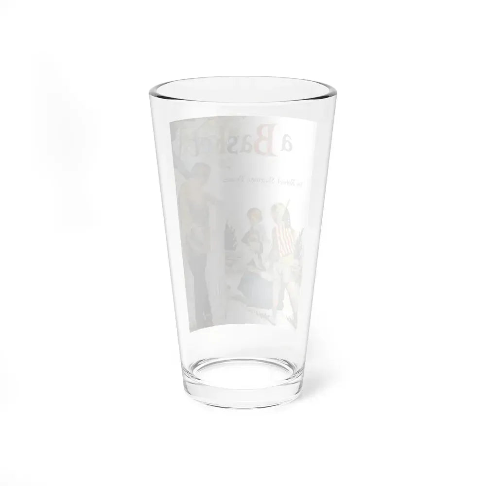 A Basket of Violets, Good Housekeeping, April 1958 (Magazine Illustration) Pint Glass 16oz - Go Mug Yourself