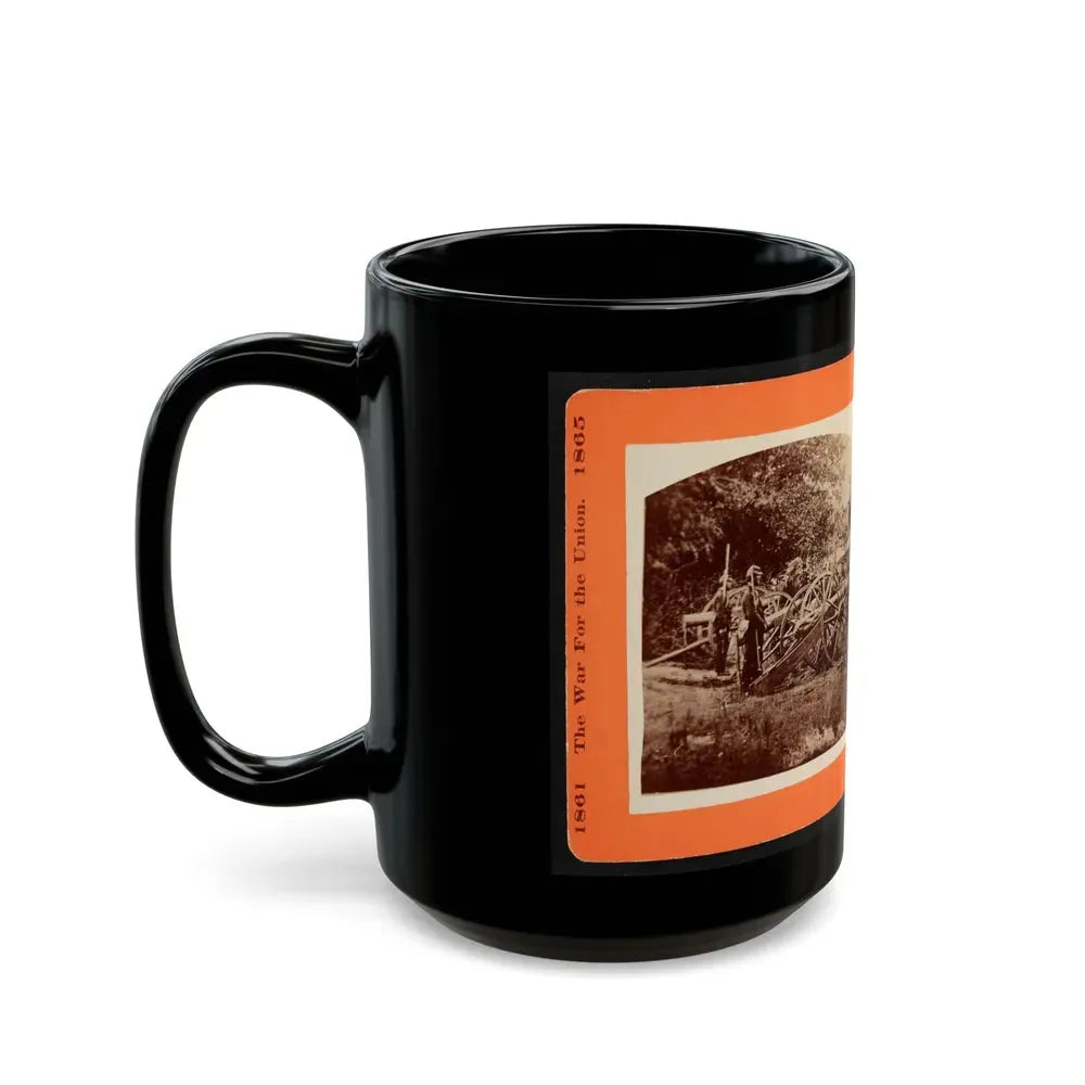 A Battery Of Quaker Guns (U.S. Civil War) Black Coffee Mug - Go Mug Yourself