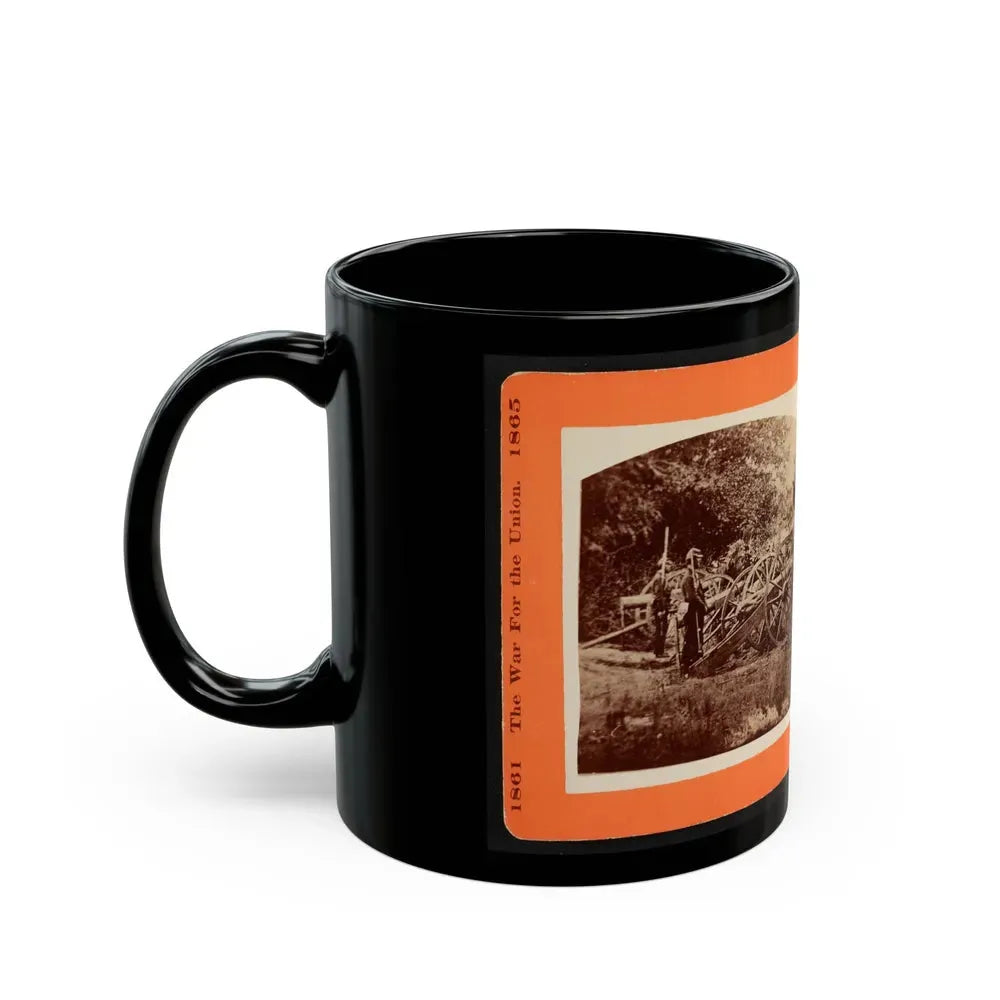 A Battery Of Quaker Guns (U.S. Civil War) Black Coffee Mug - Go Mug Yourself
