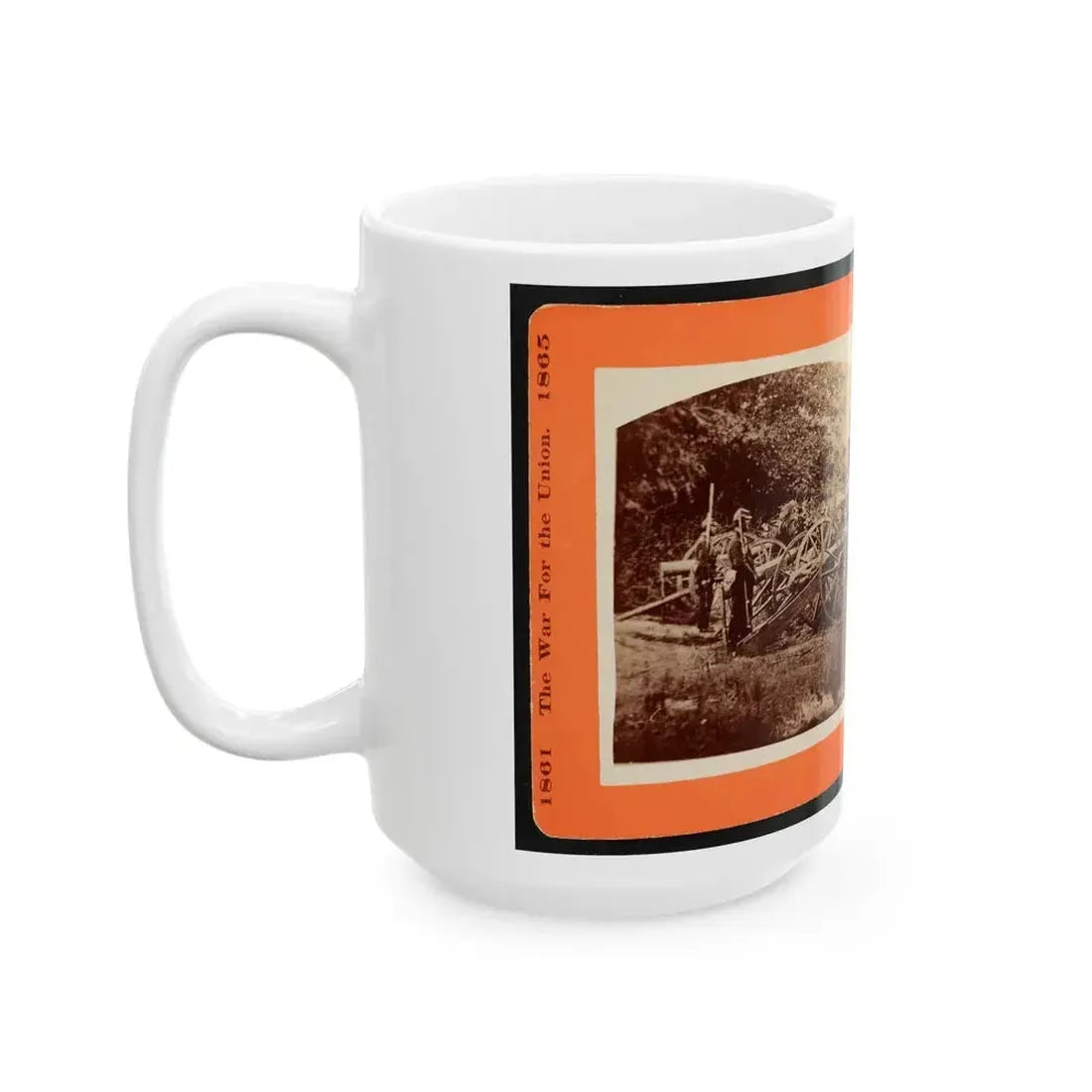 A Battery Of Quaker Guns (U.S. Civil War) White Coffee Mug - Go Mug Yourself