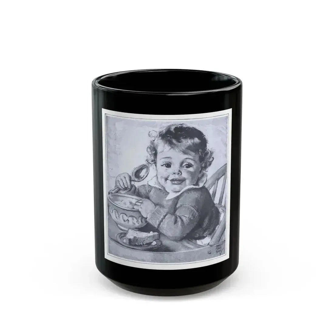 A Besotted Child, 1929 - Black Coffee Mug 15oz - Go Mug Yourself