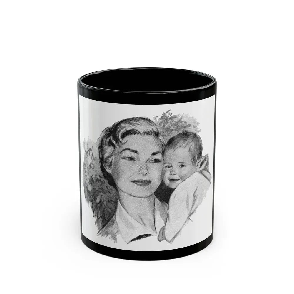 A Big Boy Now by Jill Gill (1), Wife And Home magazine, 1957 - Black Coffee Mug 11oz - Go Mug Yourself