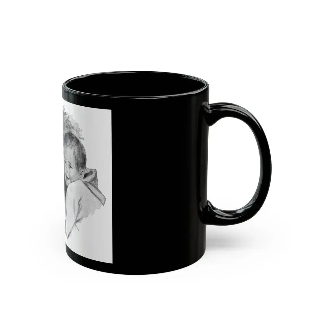 A Big Boy Now by Jill Gill (1), Wife And Home magazine, 1957 - Black Coffee Mug - Go Mug Yourself