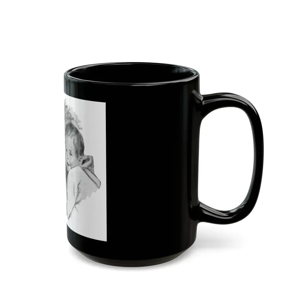 A Big Boy Now by Jill Gill (1), Wife And Home magazine, 1957 - Black Coffee Mug - Go Mug Yourself