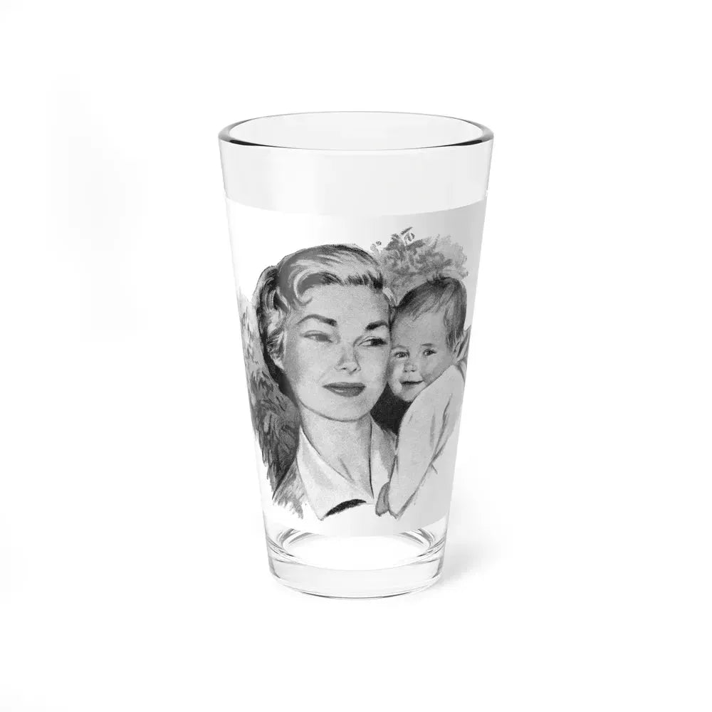 A Big Boy Now by Jill Gill (1), Wife And Home magazine, 1957 (Magazine Illustration) Pint Glass 16oz 16oz - Go Mug Yourself