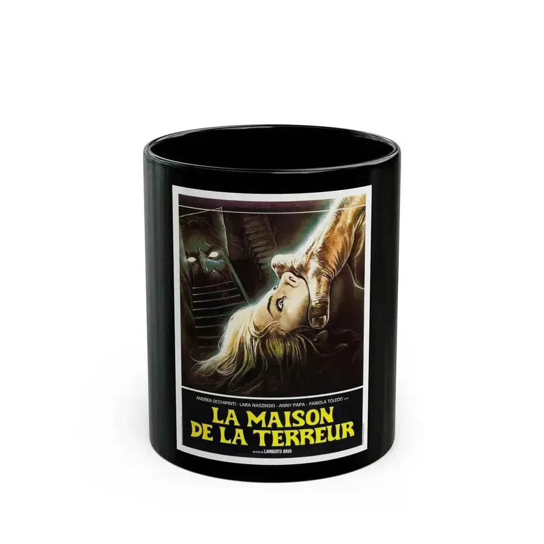 A BLADE IN THE DARK (FRENCH) 1983 Movie Poster - Black Coffee Mug 11oz - Go Mug Yourself