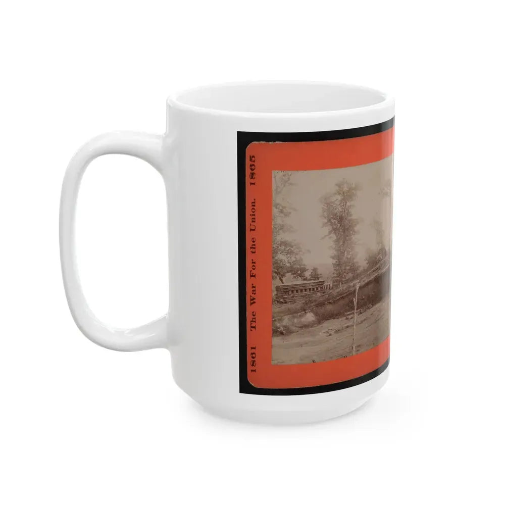 A Block House 001 (U.S. Civil War) White Coffee Mug - Go Mug Yourself