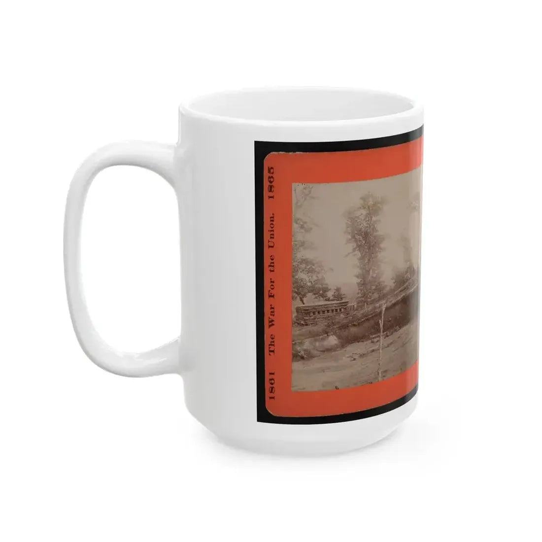 A Block House 001 (U.S. Civil War) White Coffee Mug - Go Mug Yourself