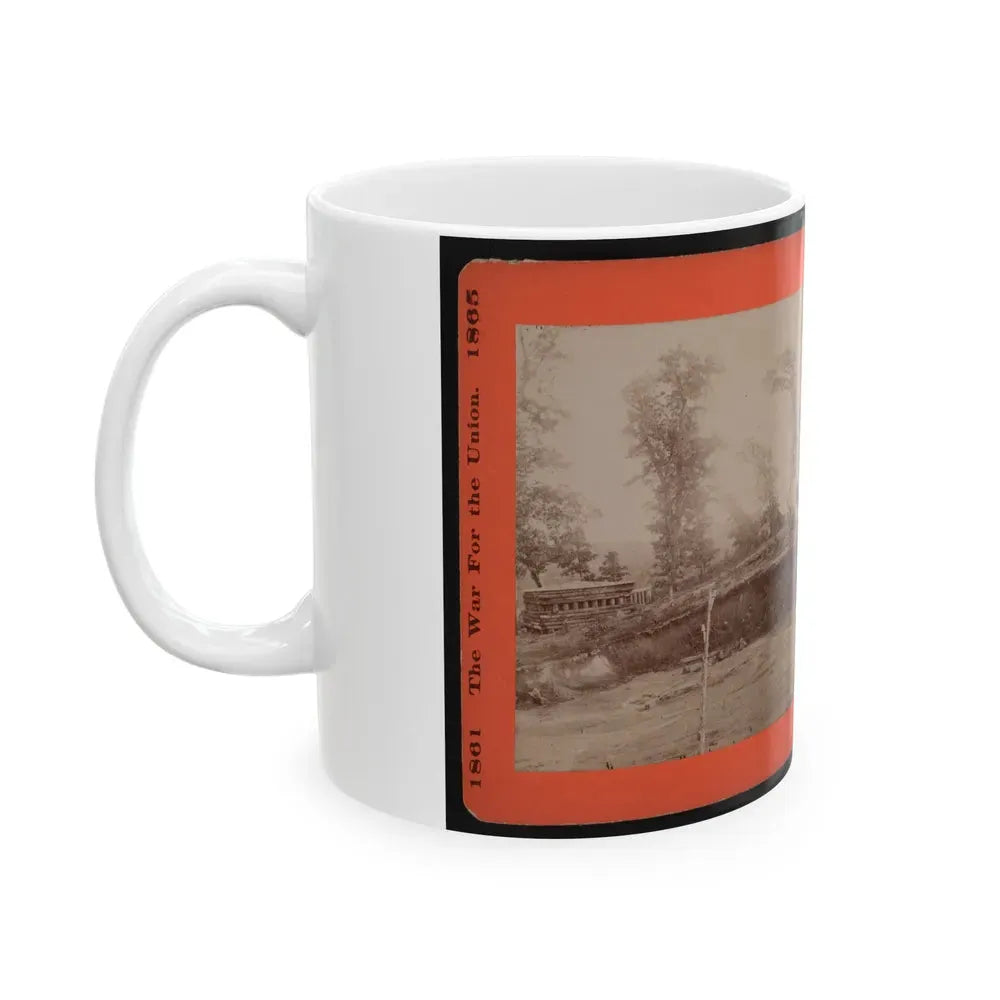 A Block House 001 (U.S. Civil War) White Coffee Mug - Go Mug Yourself