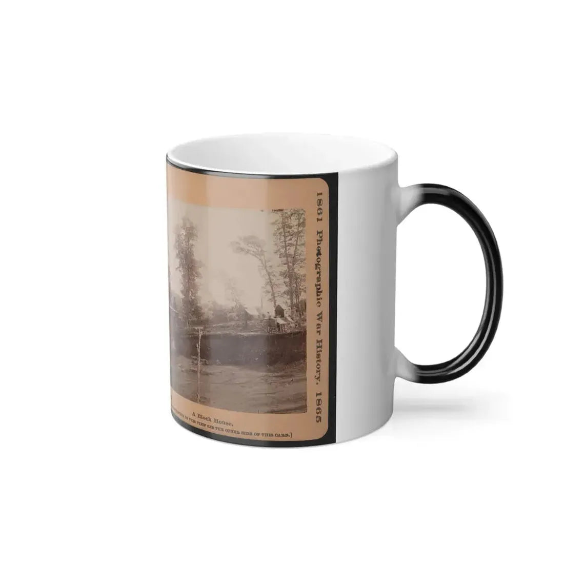 A Block House (U.S. Civil War) Color Changing Coffee Mug 11oz - Go Mug Yourself