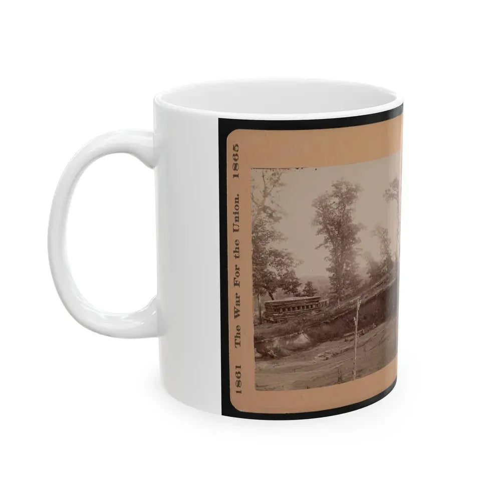 A Block House (U.S. Civil War) White Coffee Mug - Go Mug Yourself
