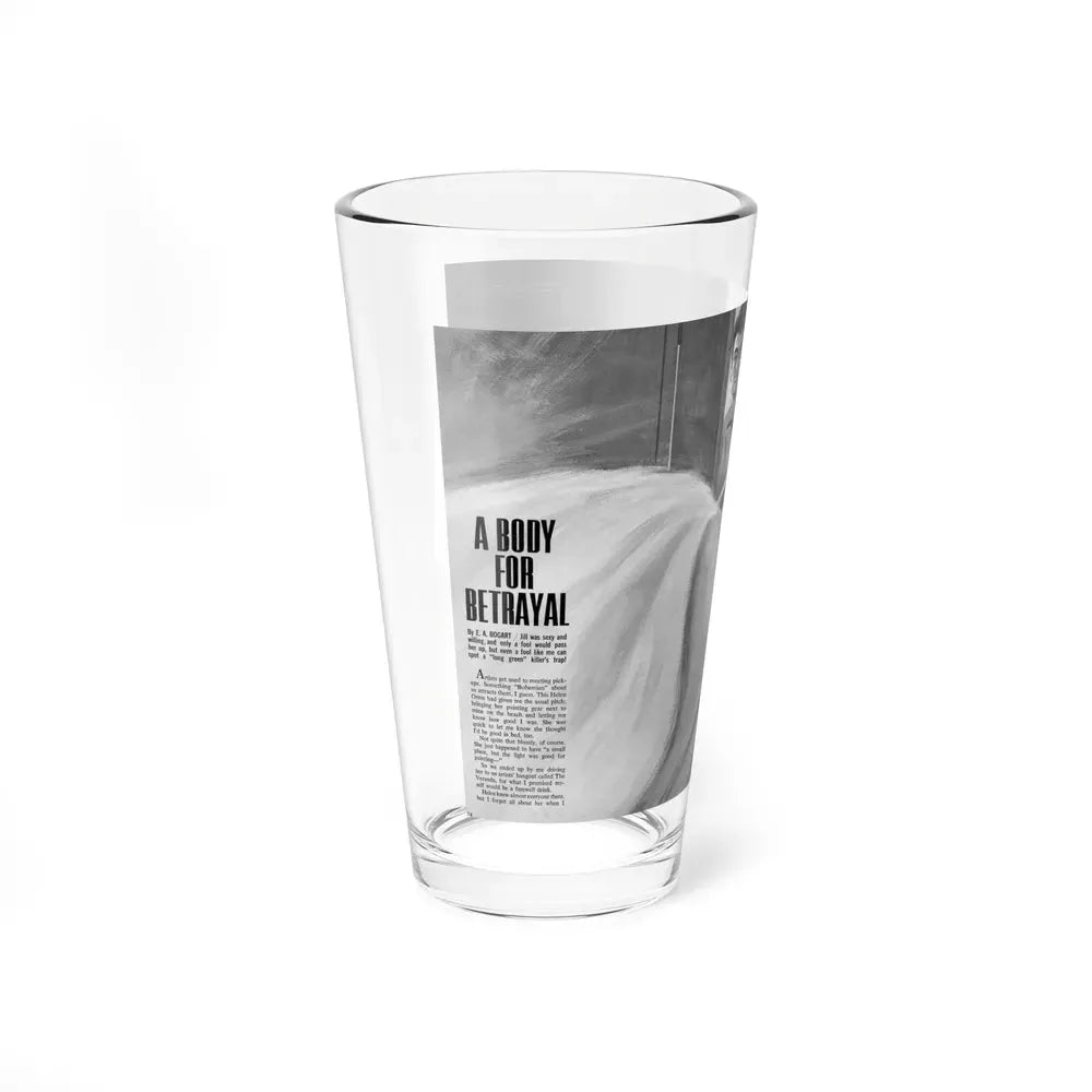 A Body For Betrayal, Doll's & Doll's, Part 1, October 1968 (Magazine Illustration) Pint Glass 16oz - Go Mug Yourself