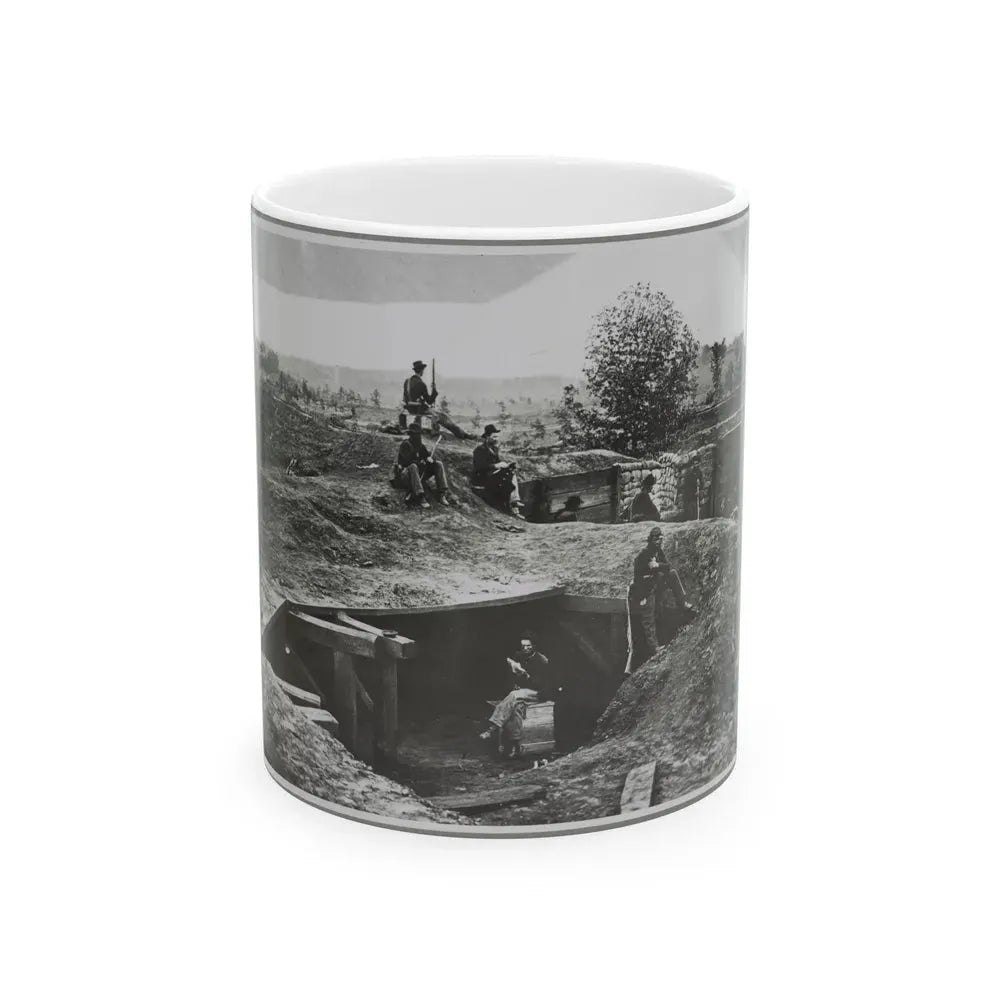 A Bomb-Proof In Front Of Atlanta, Ga. (U.S. Civil War) White Coffee Mug 11oz - Go Mug Yourself