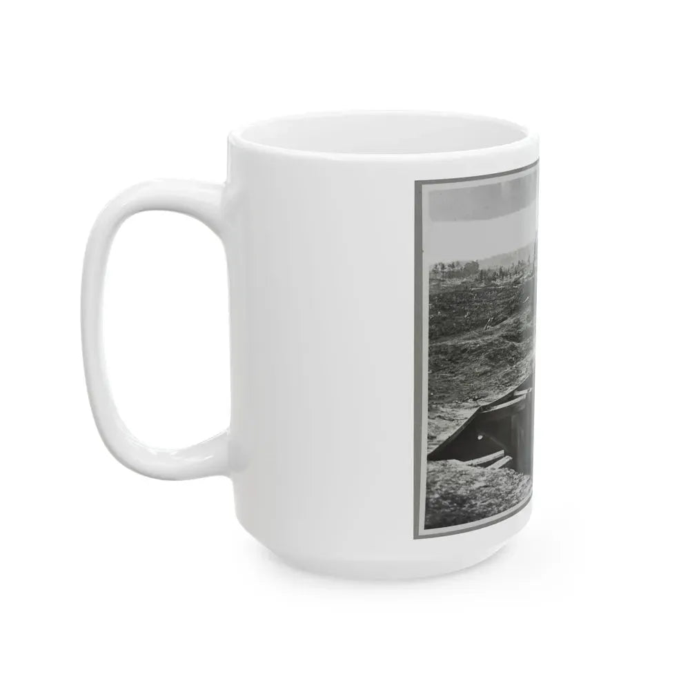 A Bomb-Proof In Front Of Atlanta, Ga. (U.S. Civil War) White Coffee Mug - Go Mug Yourself