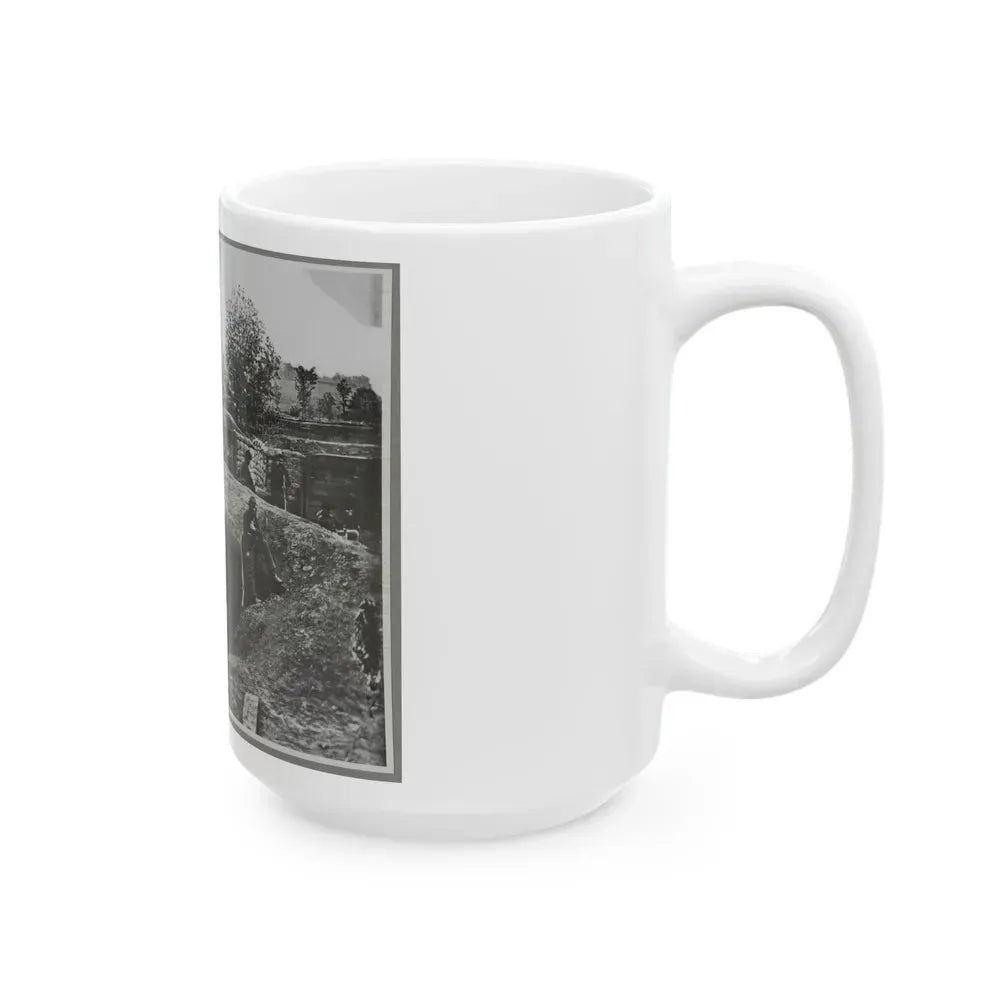 A Bomb-Proof In Front Of Atlanta, Ga. (U.S. Civil War) White Coffee Mug - Go Mug Yourself