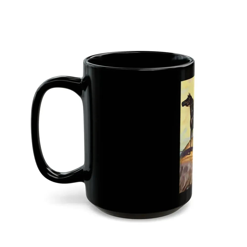 A Boy and His Horse - Black Coffee Mug - Go Mug Yourself