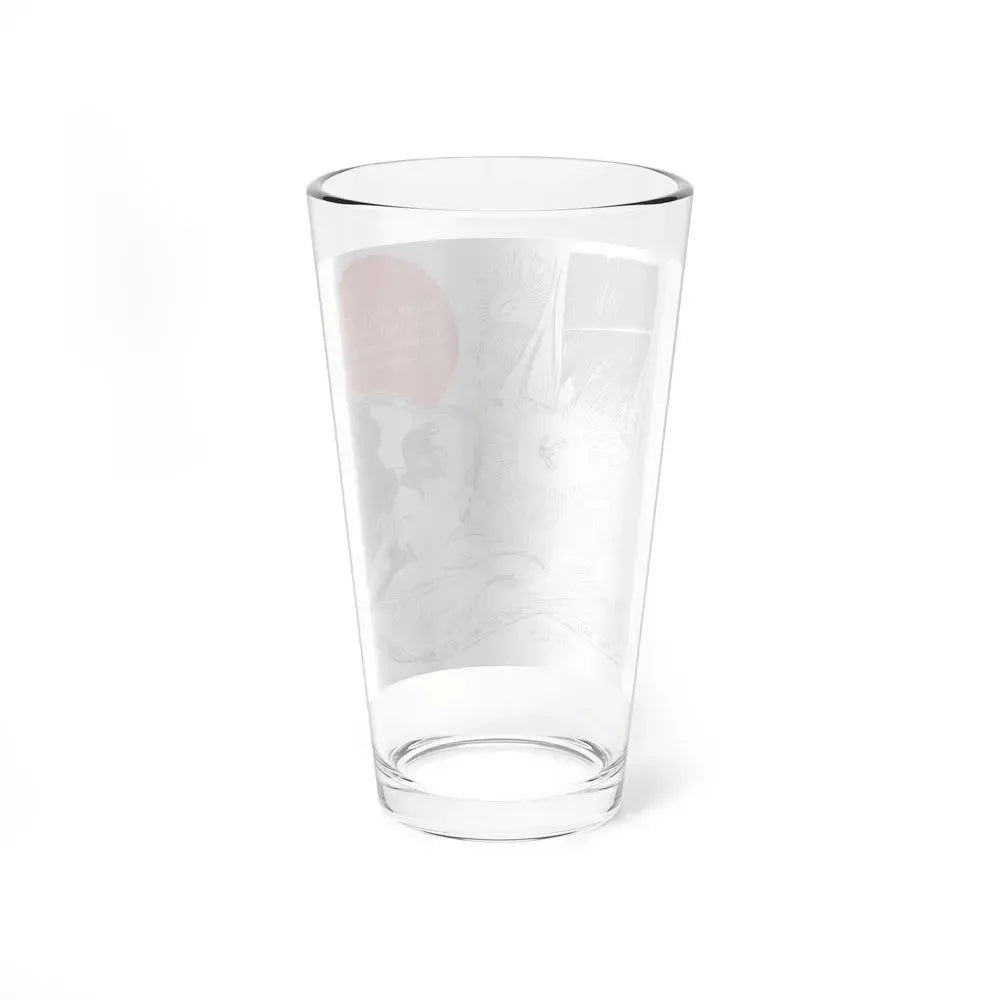 A Broken Hammer Fell In The Bed, Sensation magazine, January 1940 (Magazine Illustration) Pint Glass 16oz - Go Mug Yourself