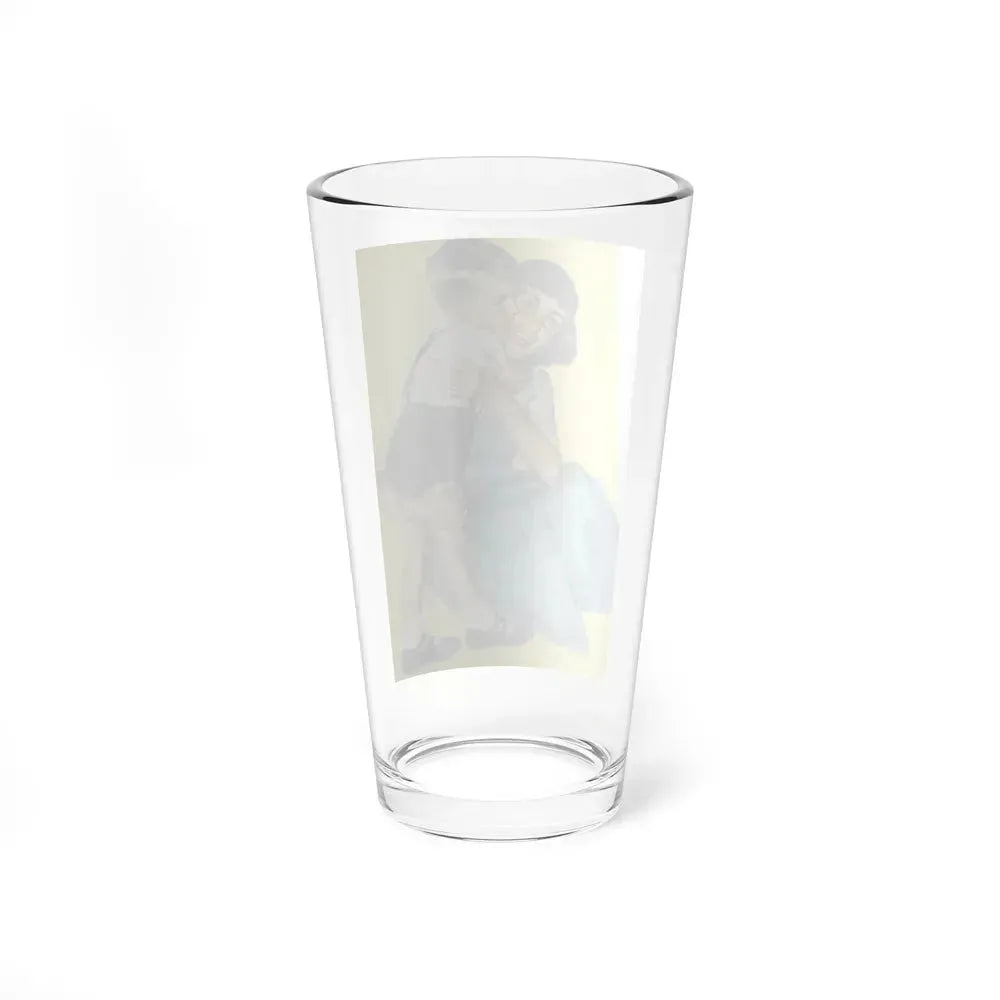 A Brother For Mike, Redbook, January 1955 (Magazine Illustration) Pint Glass 16oz - Go Mug Yourself