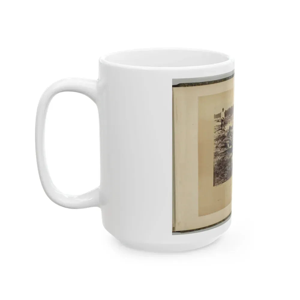 A Burial Party On The Battle-Field Of Cold Harbor 001 (U.S. Civil War) White Coffee Mug - Go Mug Yourself
