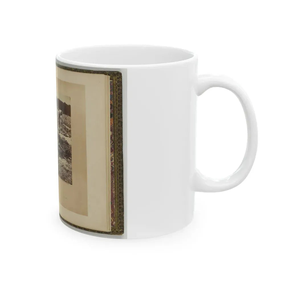A Burial Party On The Battle-Field Of Cold Harbor 001 (U.S. Civil War) White Coffee Mug - Go Mug Yourself