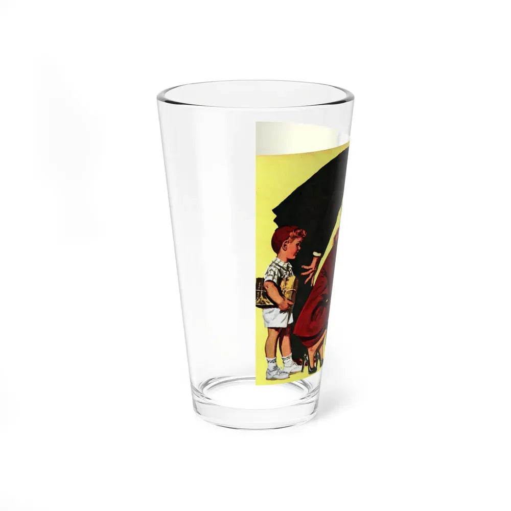 A Caboose Named Martin, Collier's, August 2, 1952 (Magazine Illustration) Pint Glass 16oz - Go Mug Yourself
