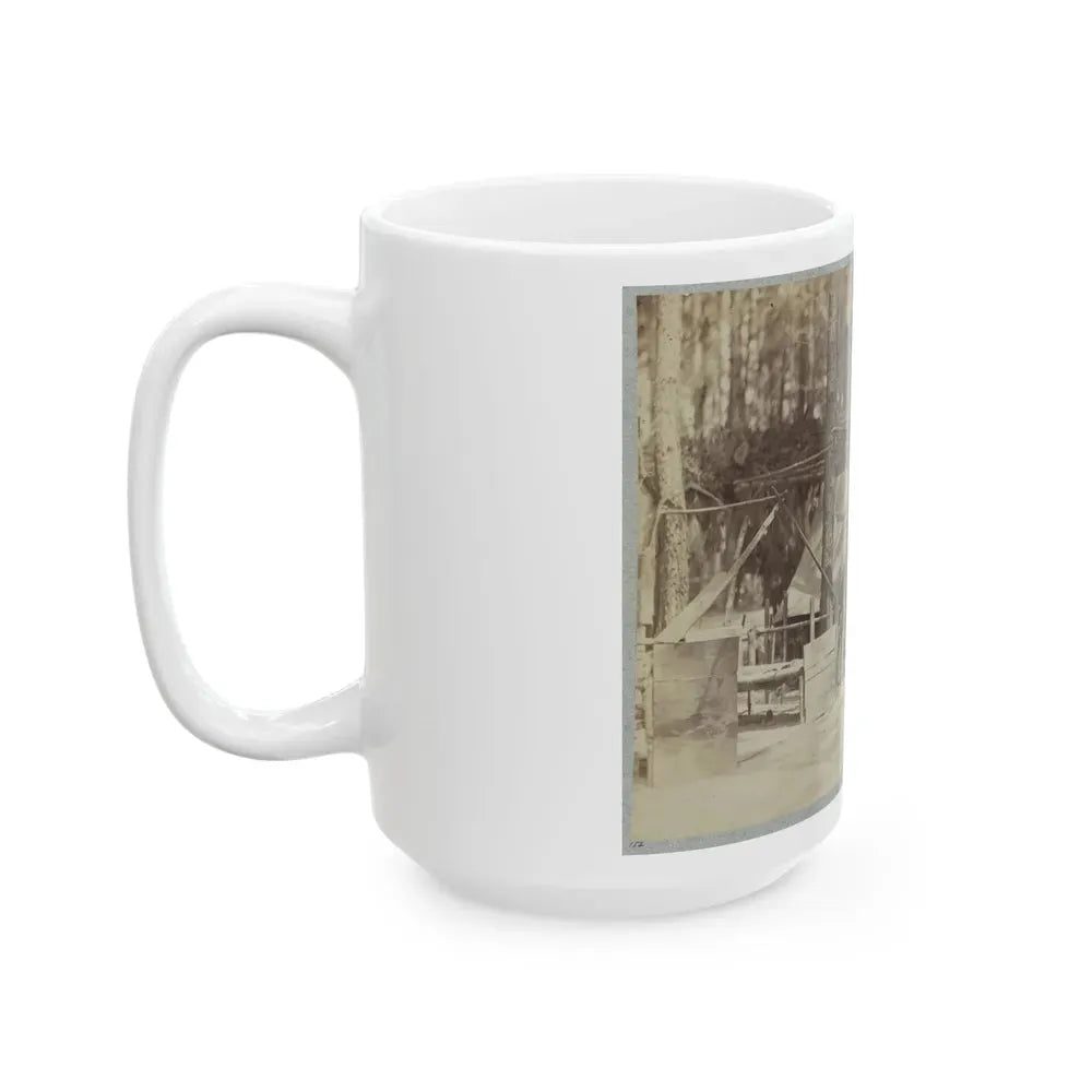 A Camp In Front Of Petersburg, Va. August, 1864 (U.S. Civil War) White Coffee Mug - Go Mug Yourself